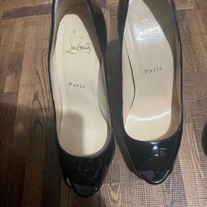 Black louboutin heels, no box, minor scrapes on the bottom $400 obo